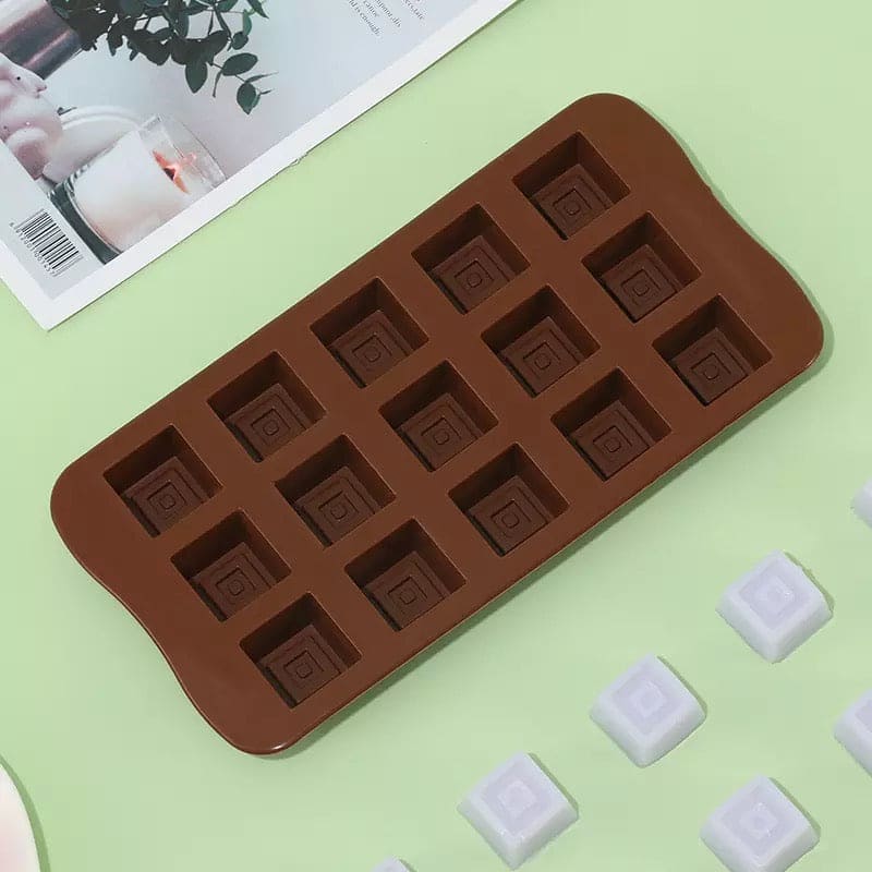 Chocolate Ice Cube Tray, Square Chocolate Molds, Kitchen Ice Cube Maker Chocolate Ice Cube Tray, Square Chocolate Molds, Kitchen Ice Cube Maker